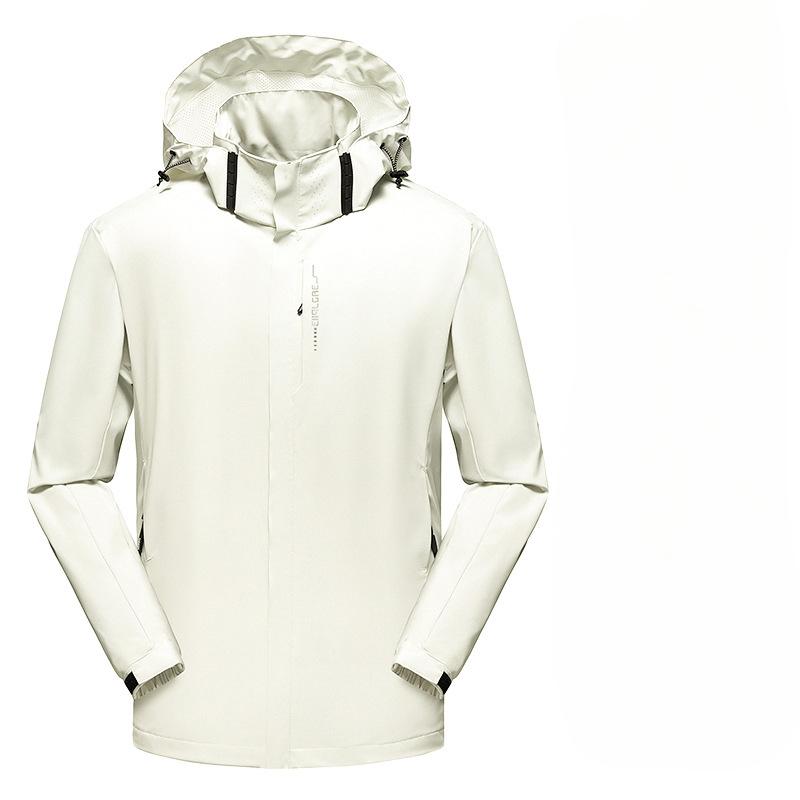 New Windproof and Waterproof Jacket Men's Hood-removable Windbreaker Outdoor Casual Jacket Sports Jacket