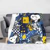 snoopys Blanket Super Soft Warm cartoon dog Throw Blankets for Bed 50x60 Inch Multiple Sizes Bedspreads