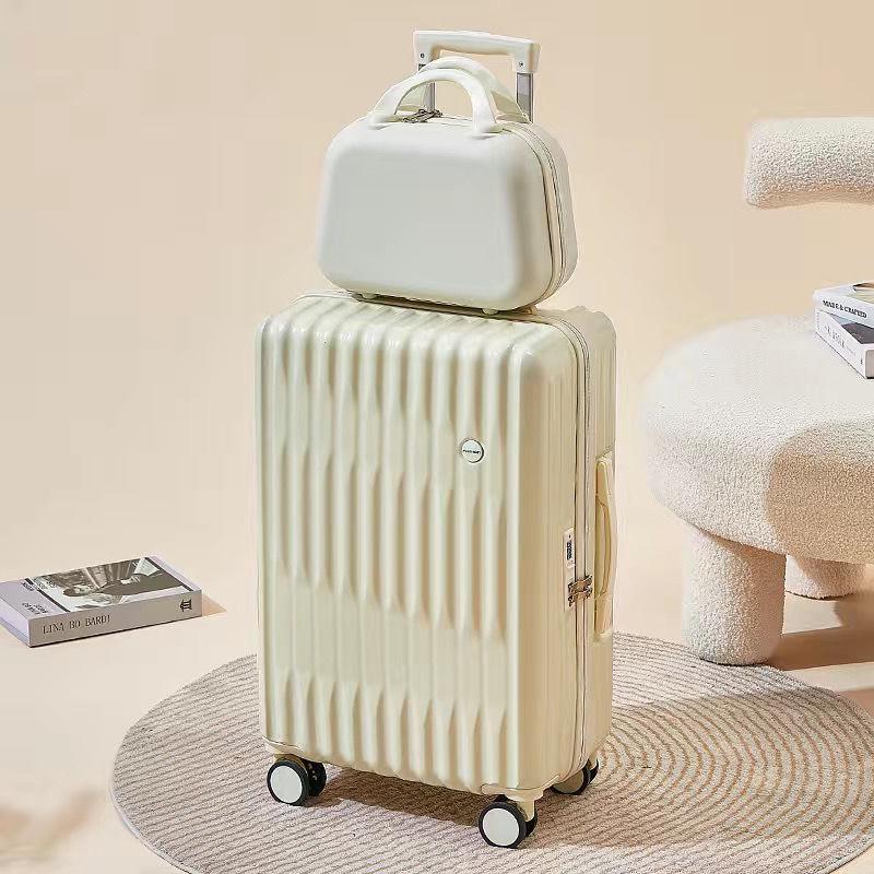 2025 Durable Trolley Case: Silent Wheels, Password Lock, Large Capacity Suitcase for Men, Women, and Students