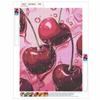 Creative Diamond Painting Kit for Adults DIY Cherry Rhinestone Picture Canvas for Leisure Craft Wall Art and Gift Making Fun Set