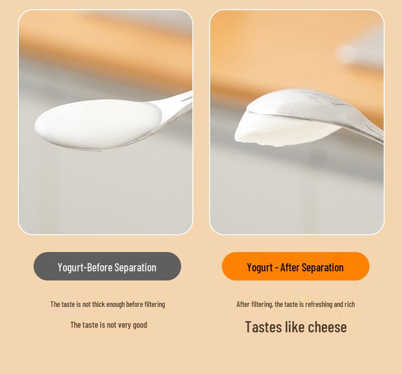 Homemade Yogurt & Cheese Whey Separator