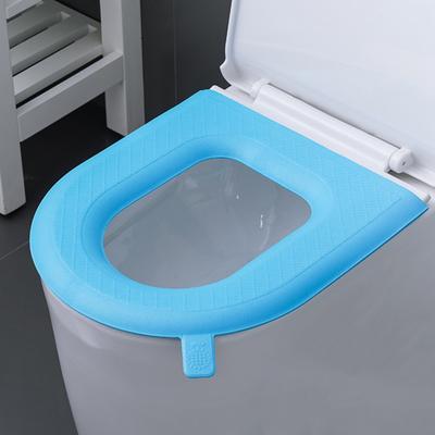 Toilet Seat with Integrated Handle Easy To Clean EVA Waterproof Material Thickened Non-Slip Surface Quick Drying Toilet Seat Pad