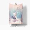 Cute Snimal Axolotl Printed Blanket,Warm Soft and Comfortable,For Home Travel Blanket Sofa Throw Blanket,Trips All-Season Use