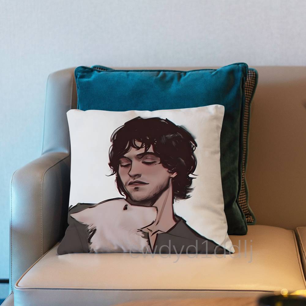 W-Will Graham H-Hannibals Pillowcases Cute Funny Pillow Case For Wedding Party Home Decor Comfy Pillow Cover