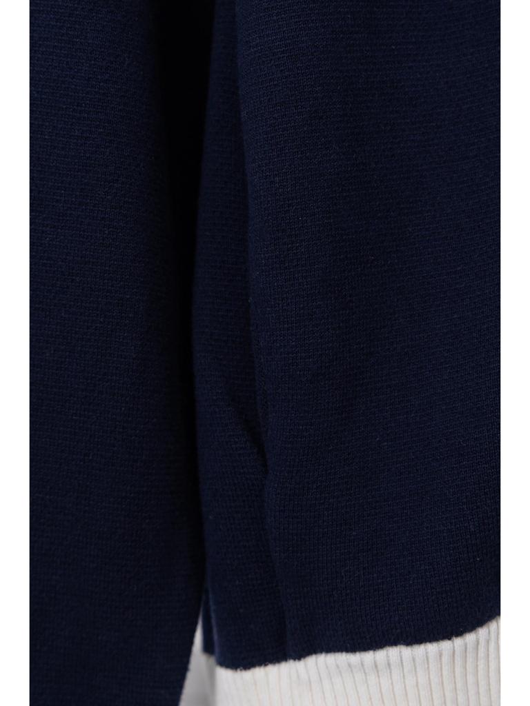 25SS LV Academic Embroidered Knit Cardigan - Unisex Long Sleeve