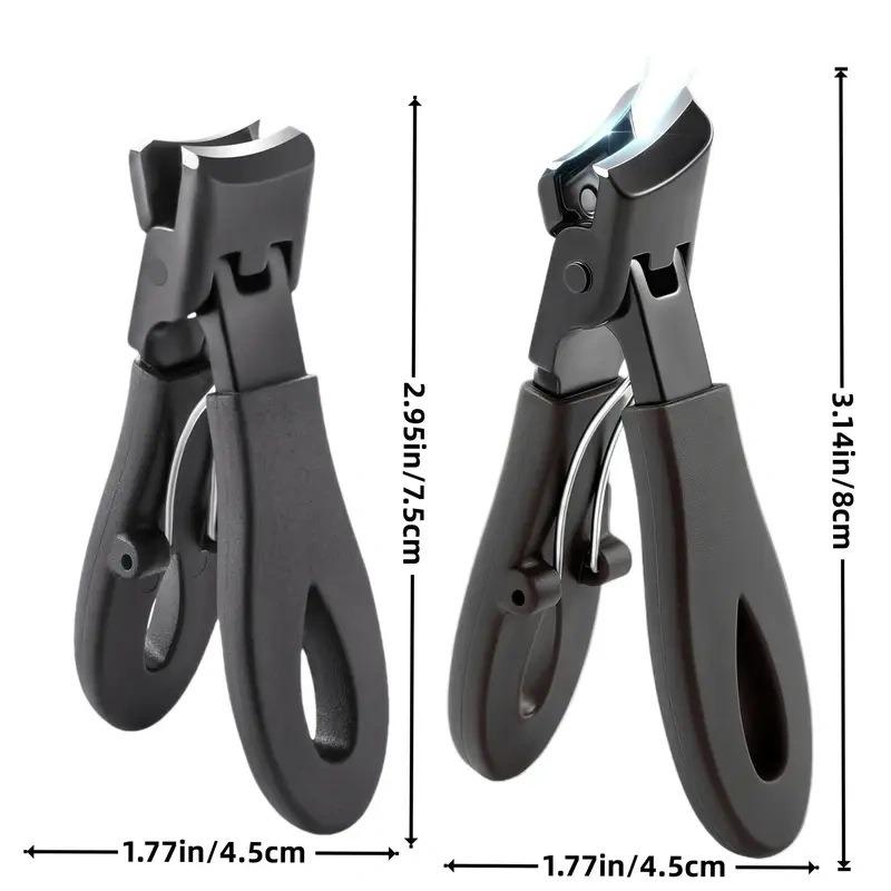 Xiaomi Portable Ultra Sharp Nail Clippers Stainless Steel Wide Jaw Opening Anti Splash Toe Fingernail Trimmers For Woman And Man Gifts