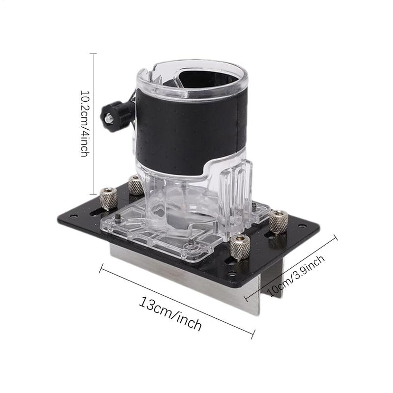 Invisible Fastener Slotting Bracket 2 In 1 Trimmer Base Accurate Multifunctional Jig For Cabinet Door Furniture Wardrobe Window