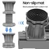 Universal Mobile washing machine Holder refrigerator stand 4 strong feet mobile washing machine base with brake wheel load 500kg