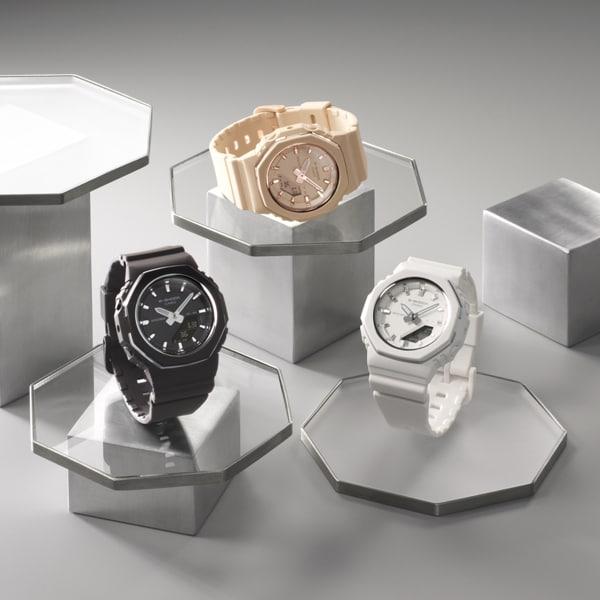 Casio G-SHOCK P2100 Metallic Bezel Ring GMA-P2110-4AJF Wrist Watch for Women