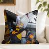 Zenless Zone Zero Soldier  Cushion Cover Eco Linen Pillow Case DoubleSided Print Breathable Durable Zipper Home Decor Gift
