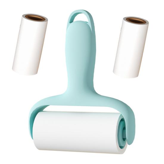 Lint Roller for Pet Hair Portable Handheld Cat Dog Hair Remover with 3 Refills for Laundry Clothes Couch Carpet Bedding Furniture синий