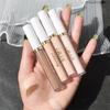 2pcs Liquid Concealer High Covering Moisturizing Oil Control Foundation Invisible Pores Dark Circles Freckle Face Contour Makeup Tool