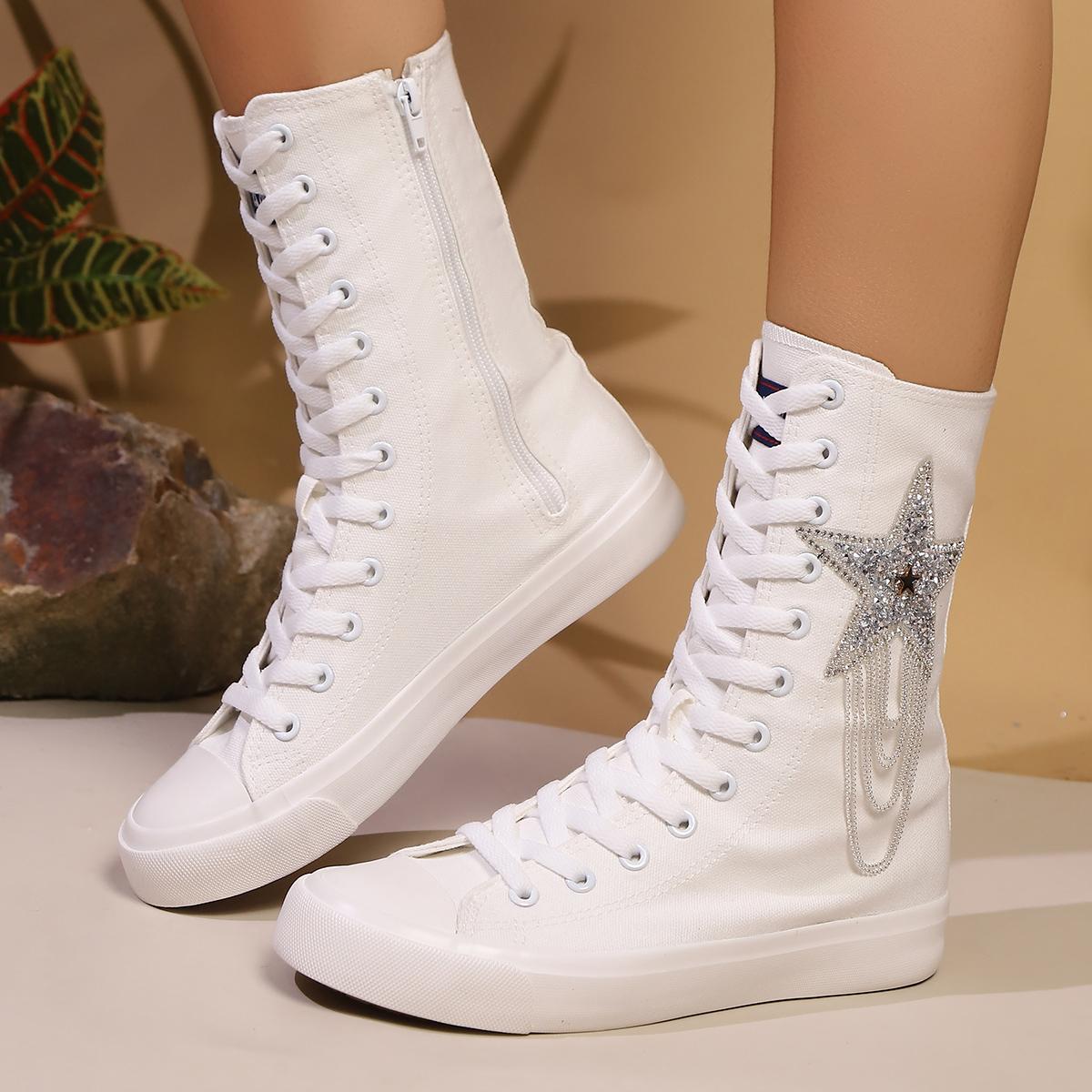 

Женские весенне-летние парусиновые кроссовки средней высоты, повседневная легкая уличная обувь 40