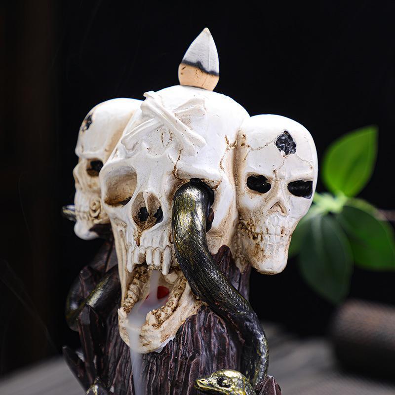 Suport pentru bețișoare parfumate Arzător ceramic pentru bețișoare parfumate Ornamente creative pentru arzător de bețișoare parfumate cu reflux