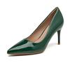 Comemore Pointed Toe Pumps Patent Leather Dress Women Shoes Professional High Heel Temperament Stiletto Heels Work Single Shoes