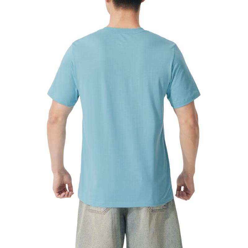 New Nike T Shirts Men's Blue AR4999-465