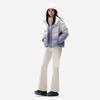 Li-Ning Fitness Series Windproof Water-Repellent Stand Collar Short Gradient Logo Down Jacket Women Jacket AYMV396-8
