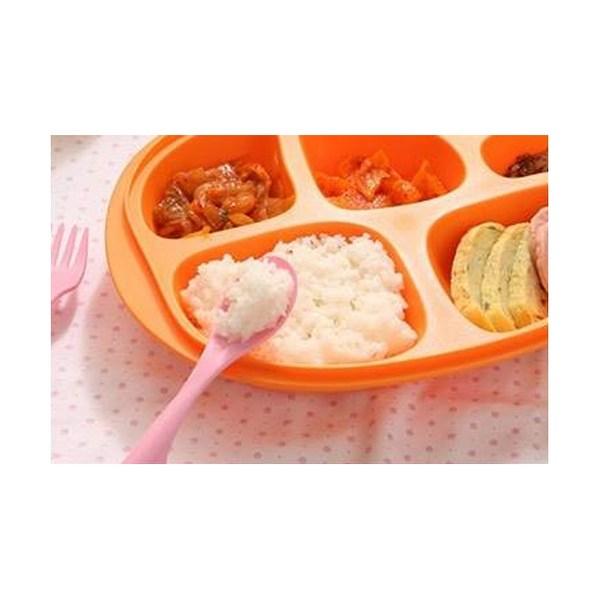 WeAKids Sugar Sugar Whale Plate, Orange, Single Item, Popular Korean Parenting Items
