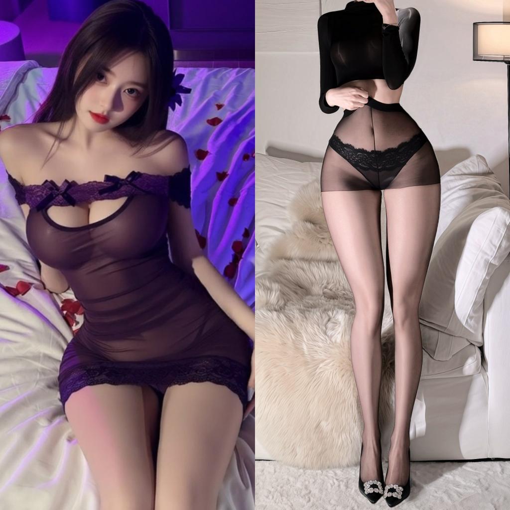 Sexy lingerie, flirting, fun clothing, sexy purple lace hip skirt, pure desire to seduce emotional fun clothing