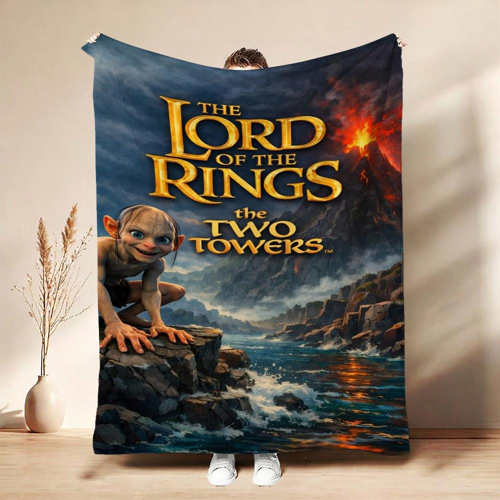 Gollum'S Epic Journey Two Towers Flannel Blanket Comfortable Skinfriendly Fleece Blanket For Living Room Office Nap Home Party Decor New Year Gift