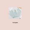 Japanese Wave Edge Heart Ice Silk Mid-Waist Seamless Plus Size Underwear for Women