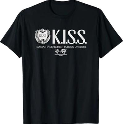 XO, Kitty KISS T-Shirt Ufficiale su Licenza