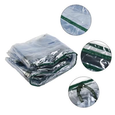 Mini Greenhouse Cover PVC Plastic Garden Outdoor Plants Flower Grow House Cover Home Garden Supplies 73*143*195cm Without Frame