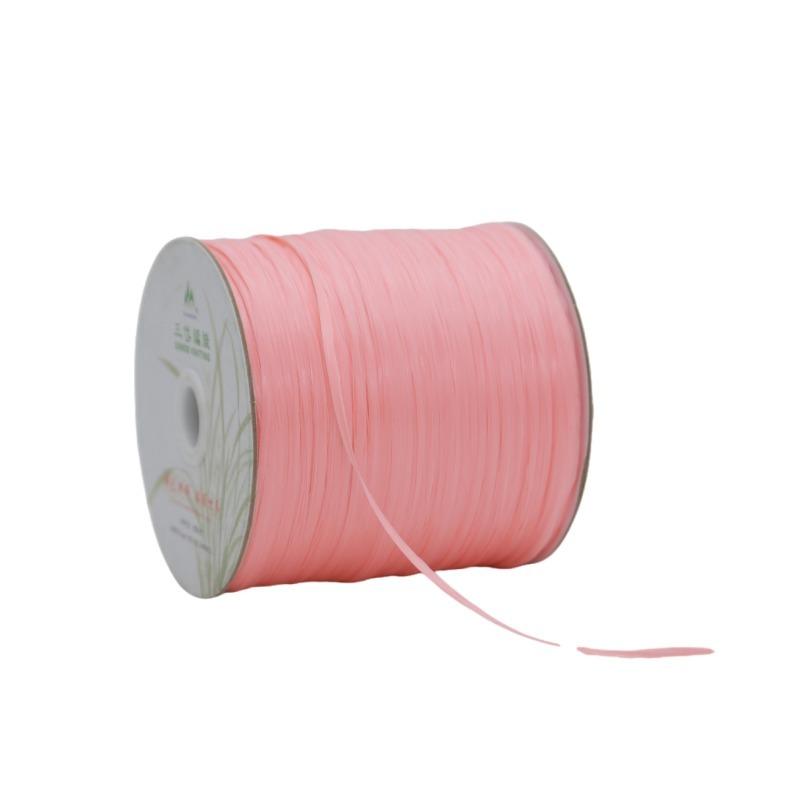 600M Matte Raffia Yarn 330g Artificial Plant Fibre Crochet Yarn for DIY Knitting Straw Hat Handbags Storage Household Items