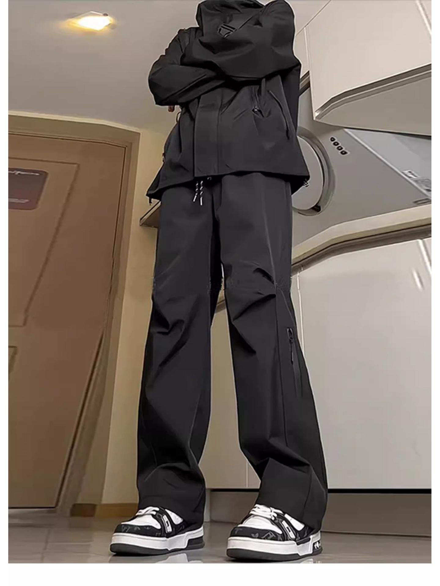 

Водонепроницаемые брюки для скалолазания унисекс, свободные, широкие, модные на весну/лето 3XL (for 73-80 kg) чёрный