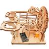 Drewniane Puzzle DIY Tor Kulkowy Zestaw 3D Model do Składania Zestaw Budowlany Silnik Parowy Zabawki Edukacyjne dla Dorosłych Dzieci Prezenty Urodzinowe