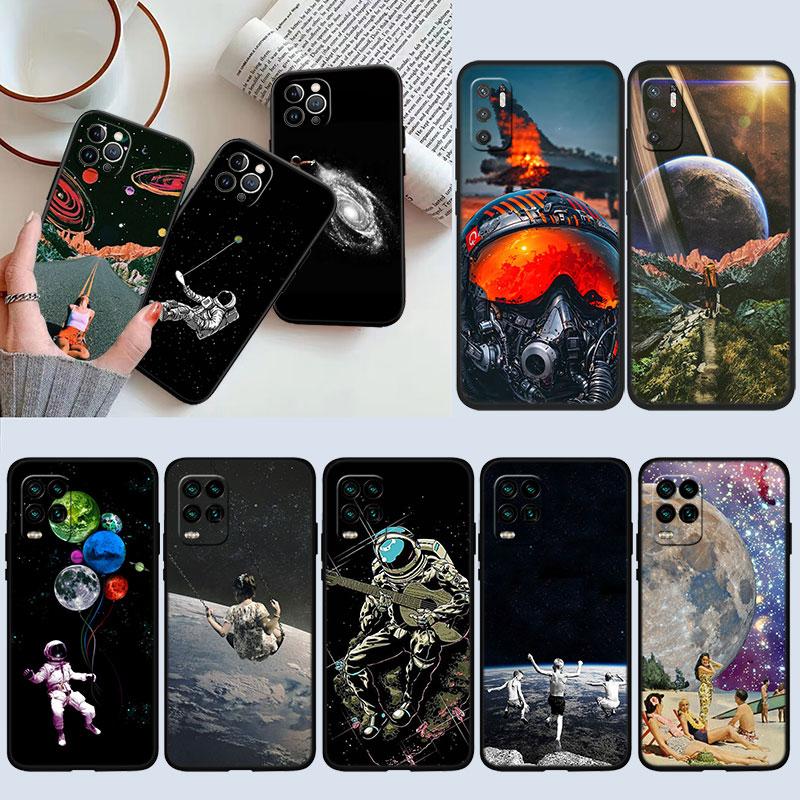 IK2 Abstract space astronaut Case for Motorola Edge 60 60s 70 G86 G56 G54 E14 G04S G45 G54 G64 S30 S50 X30 X40 X50 Pro Power
