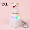 Decompression Clicker Toy 1/2/3Pcs Screaming Goat Keyboard Fidget Toy, Rechargeable Sheep Finger Portable Sensory with Light Sound, Animal Push