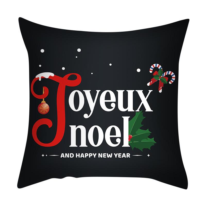 Pillowcase Christmas Cartoon Nordic Cross-border Special for Living Room Bedroom Cushion Pillow