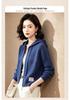 Women's Zip-Up Knitted Hooded Cardigan