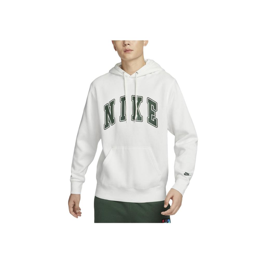 Nike Club Versatile Casual Fleece Pullover Hoodie Men Hoodies Sail Fir-Green FZ0872-133