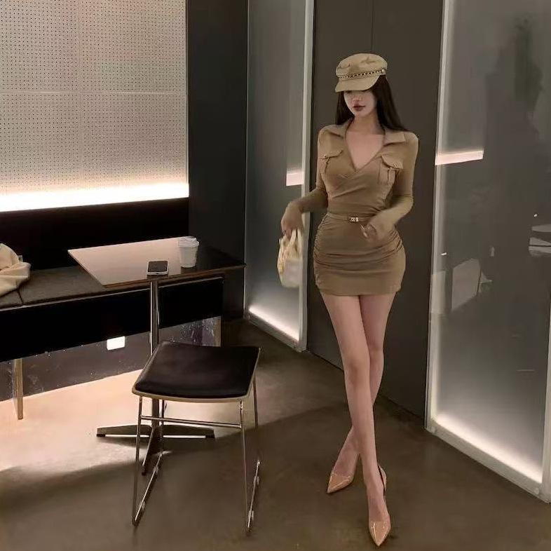 Chiffon floral dress summer dress Korean version waist thin age reduction temperament V-neck fairy skirt short sleeve long skirt