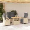 VidaXL Garden Dining Set with Cushions 4 Pcs, Patio Table, Patio Furniture, Outdoor Furniture, Beige 3277492
