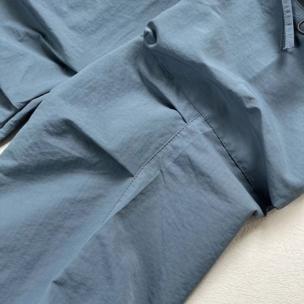 Outdoor Performance Cargo Pants Waterproof Breathable Casual Trousers Drawstring Pleated Paratrooper Pants