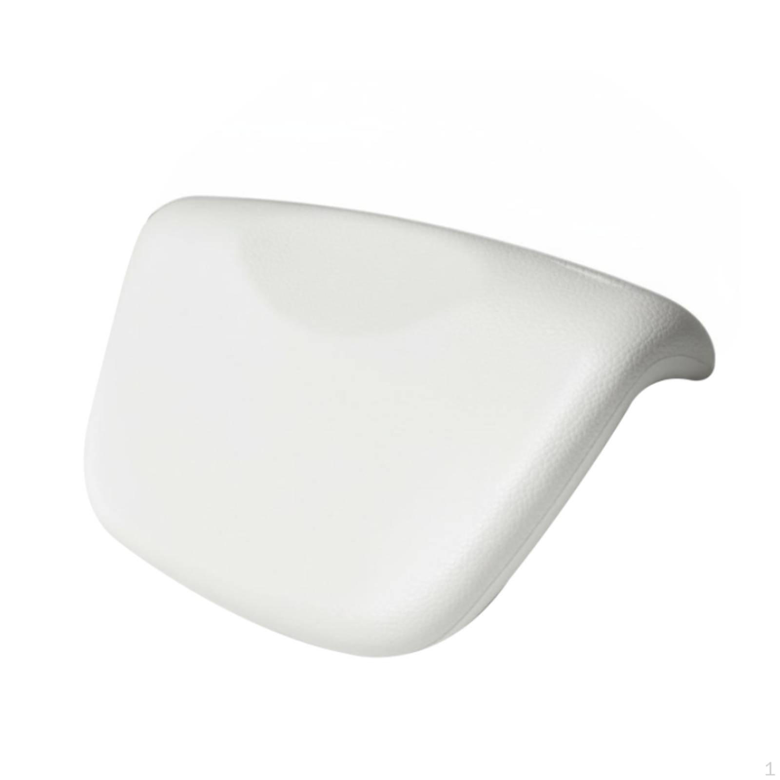 Bath Pillow NonSlip Suction Cup Cushioned Comfort & Comfortable Bathtub Headrest for Hotel