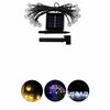 12m Length Solar Crystal Ball String Light 8 Modes LED Light Source LED String Lights Colorful Waterproof Design