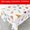 ZISIZ Disposable Rectangular Plastic Tablecloth