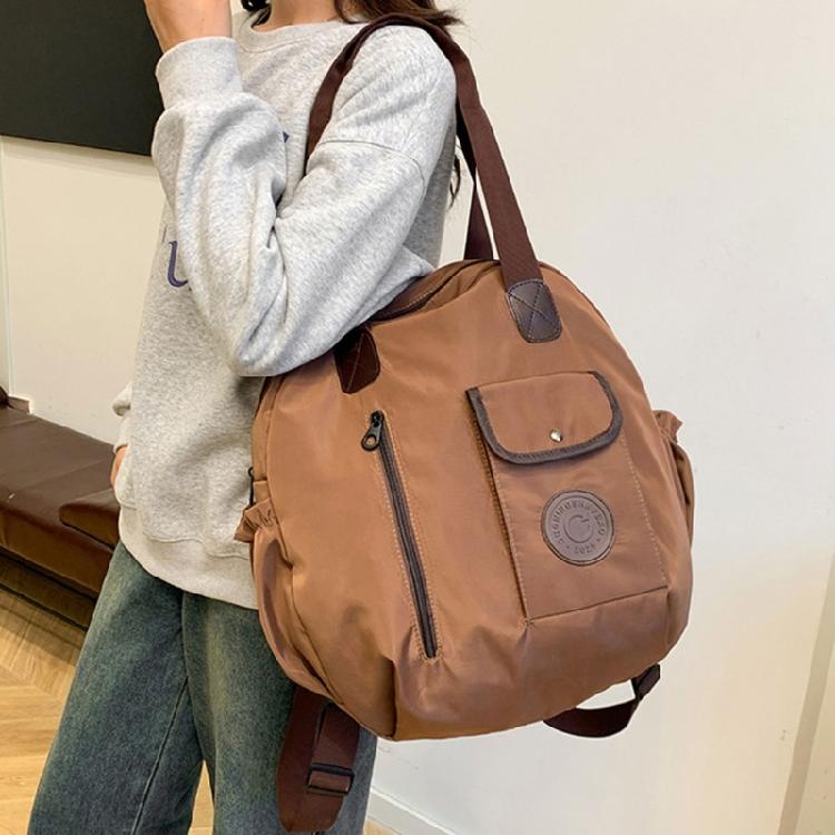 Travel Nylon Backpack with Spacious Storage Space Outdoor Travel Shoulder Bag School Bags for Organized and Easy Access