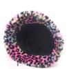 Autumn and Winter Internet Celebrity Colorful Leopard Print Bucket Hat Fashion Versatile Personality Travel Basin Hat Women's Windproof Warm Hat