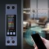 Din Rail Monitors Multifunction Power Energy Tester with TFT Color Screen AC85-290V 40A Voltage Current Testing Meter