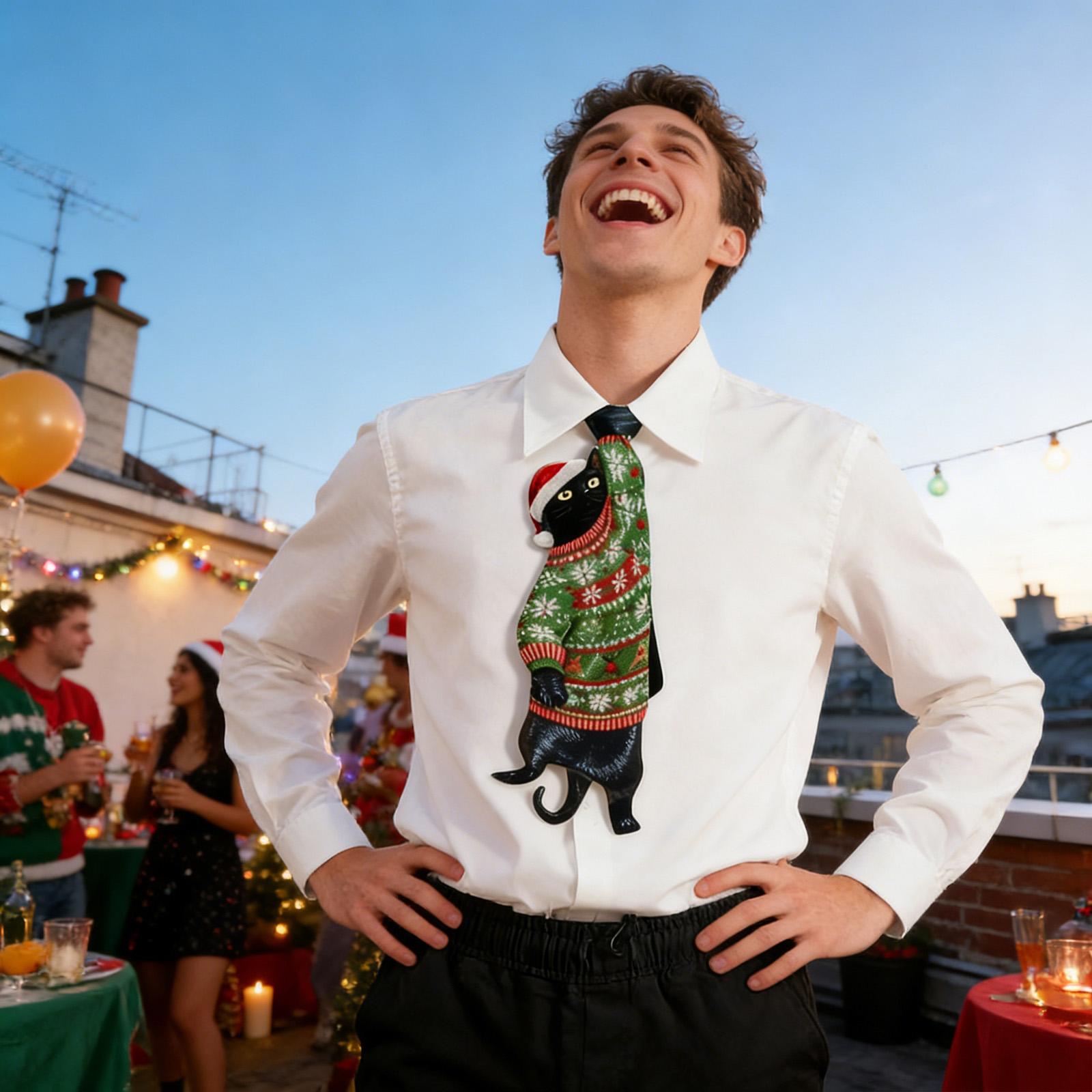 

Тварини Версія Краваток, 3D Дизайн Новинка Тварина Краватка Різдвяний Подарунок Для Хлопця One Size