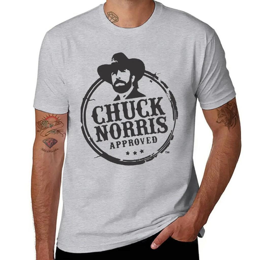 Chuck Norris T-Shirt korean fashion Short sleeve tee boys whites fruit of the loom mens t shirts