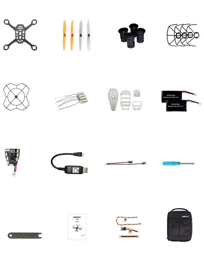 RadioLink Racing Drone F121 PNP DIY Assembly Kit for Training, Practice, Competitions, and Games, Small Drone Kit for Beginners (Under 100g),