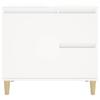 Bathroom Cabinet White 65 X 33 X 60 Cm Particleboard