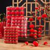 Indoor Outdoor Flocking Lanterns for Chinese New Year Festival Party Decor
