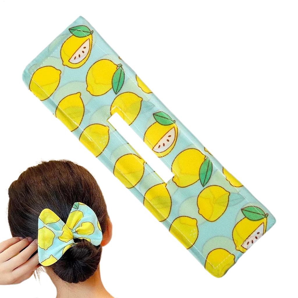 Hair Bun Maker  Bun Print Headband Hairpin Women Hair Styling Twist Stylish Donut Bun Maker Accessories Twisted Hairpin Tool